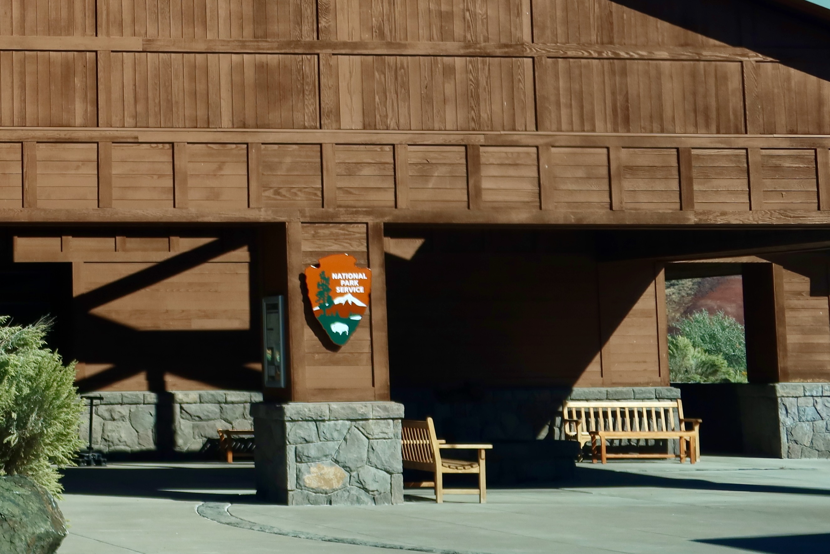 National Park Service building at Zion National Park in Utah, part of the nicest national parks in West USA